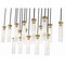 Z-Lite Beau Linear Chandelier, 17-Light, 18 In.W x 42 In.L x 12.75 In.H, Rubbed Brass/Clear 740P-17L-RB - alternate 8